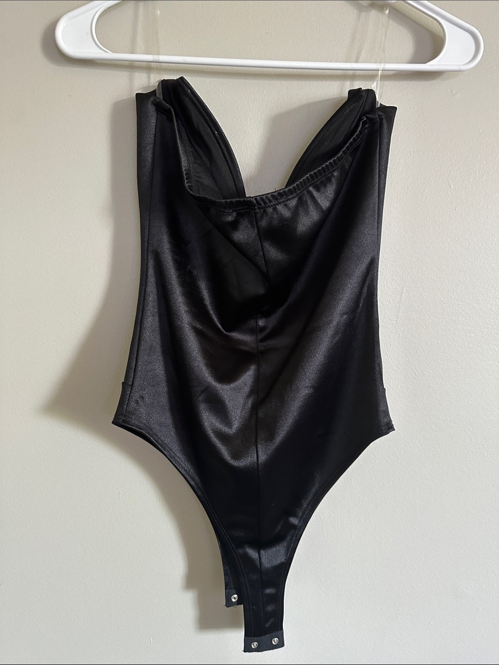 NWT Satin Deep Plunge Bodysuit - Picture 11 of 11